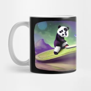 Panda Skatebord on New Planet Mug